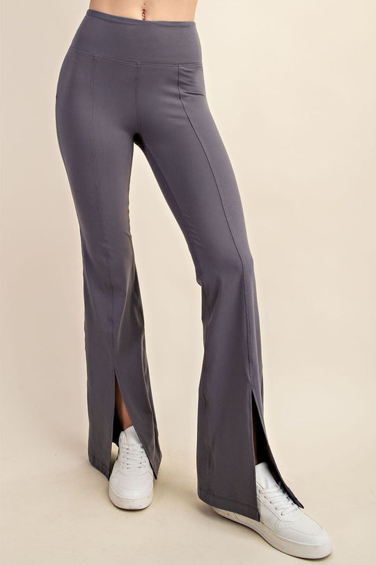 Recycled Butter Front Slit Legging